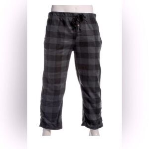 Architect fleece plaid black/grey pajama pants, size: 2XL